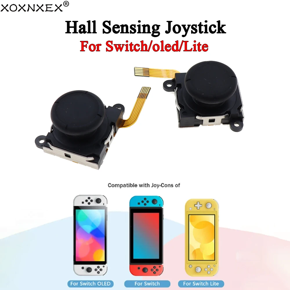 Ersatz-Halleffekt-Joystick für JoyCon, Ersatz ohne Driften, elektromagnetischer Hall-Stick für Swicth OLED Lite-Reparatur