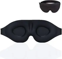 Eye Mask for Sleeping 3D Contoured Cup Blindfold Concave Molded Night Sleep Mask Block Out Light with Women Men