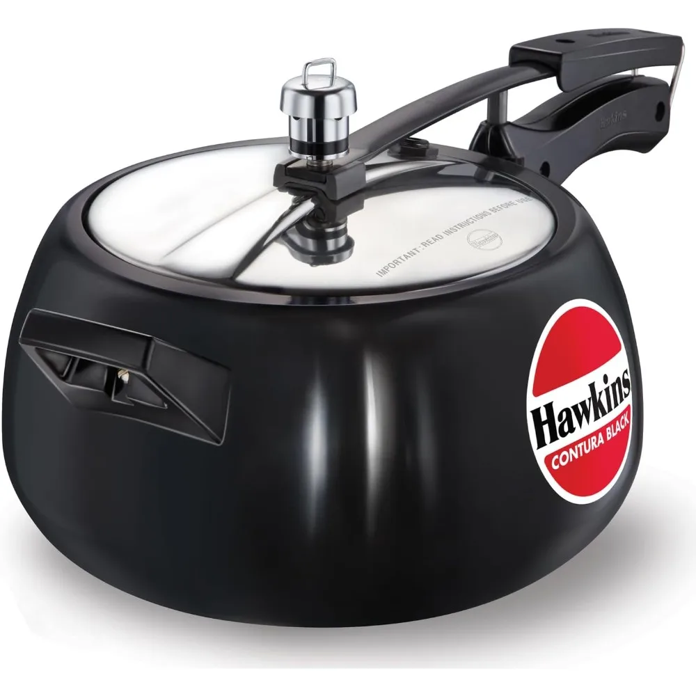 

2025 Hawkins Contura Black Pressure Cooker, 5 Litre, Black (CB50)