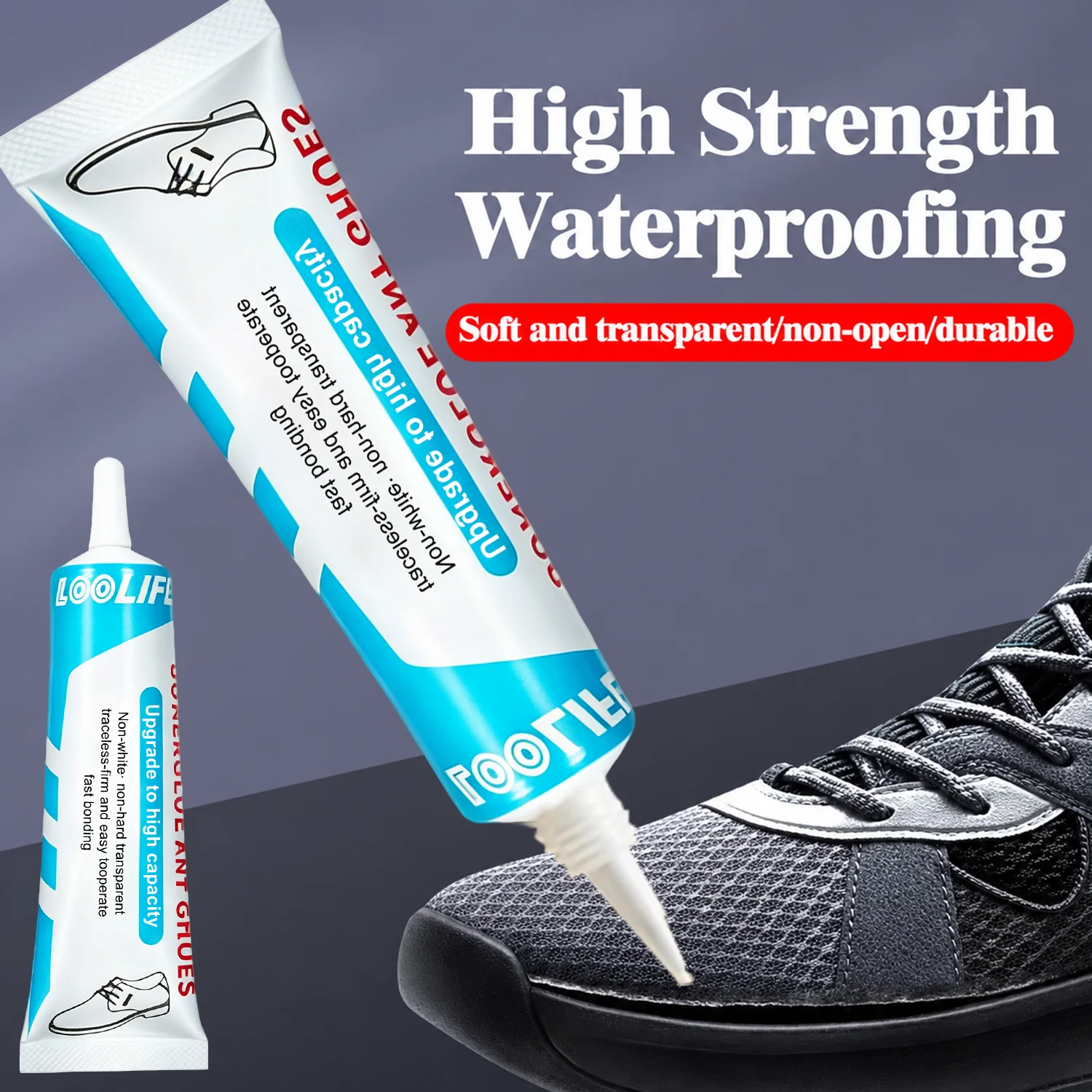 Super Strong Shoe Glues 60ml DIY Repairing Adhesive Universal Waterproof Shoe Sealers for Sneakers Boot Leather Fast Repair Glue