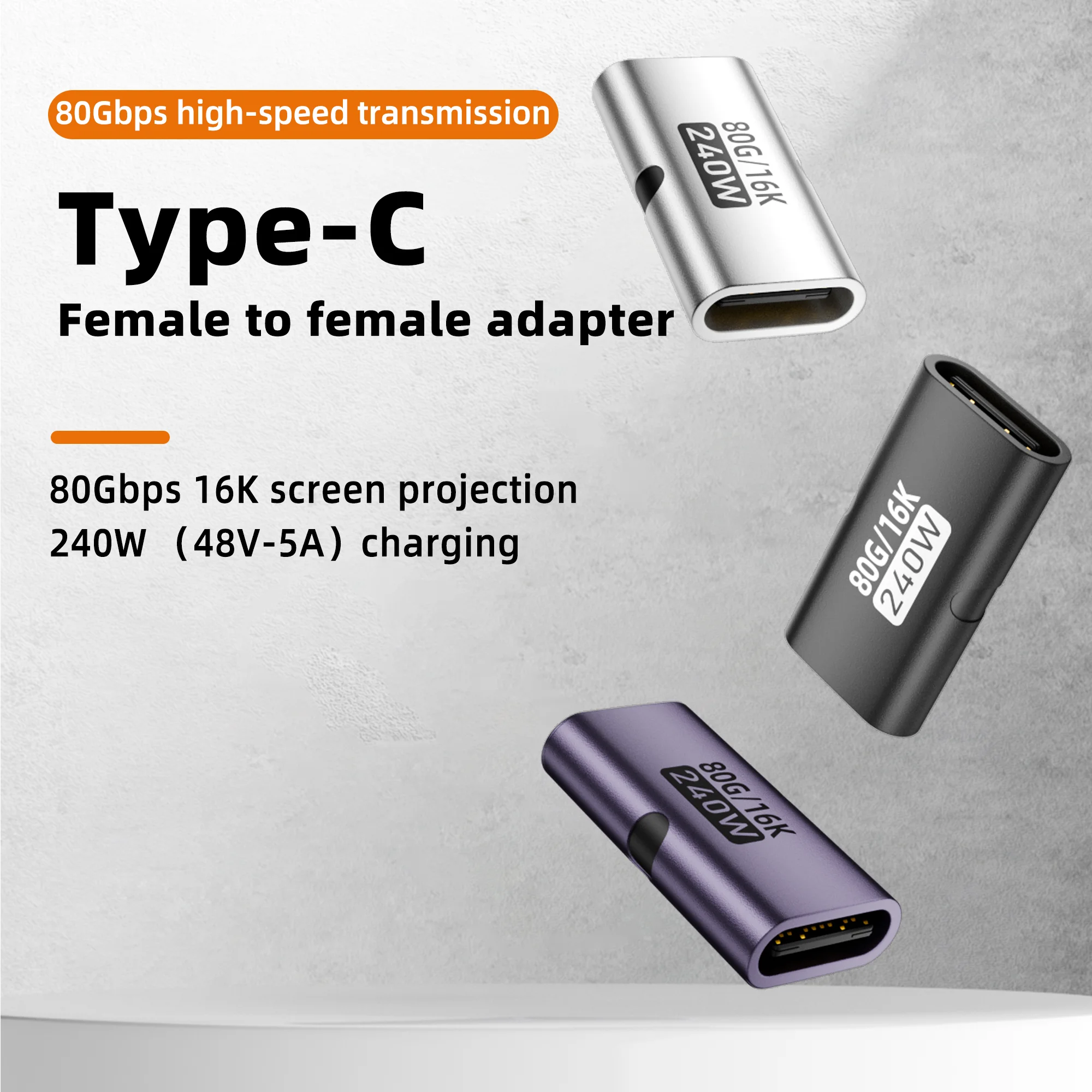 Home Office For Mac - Adaptador USB C hembra a hembra