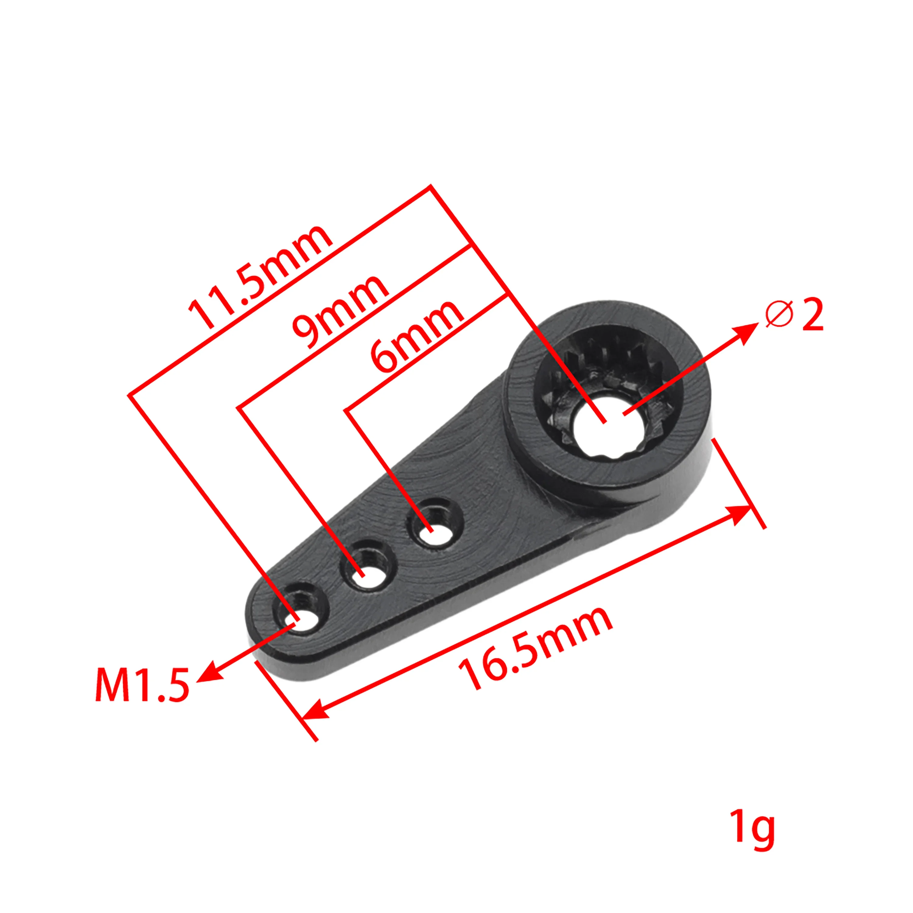 RC EMax ES08MA II Analog Servo with Metal Mount&15T Arm for Axial scx24 Gladiator Bronco C10 JLU Deadbolt B17 Upgrade Parts