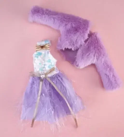 TA10 Giocattolo bellissimo vestito cappotto rosa viola abiti per le tue bambole 1/6 FR FR2 Xinyi ST Bbie