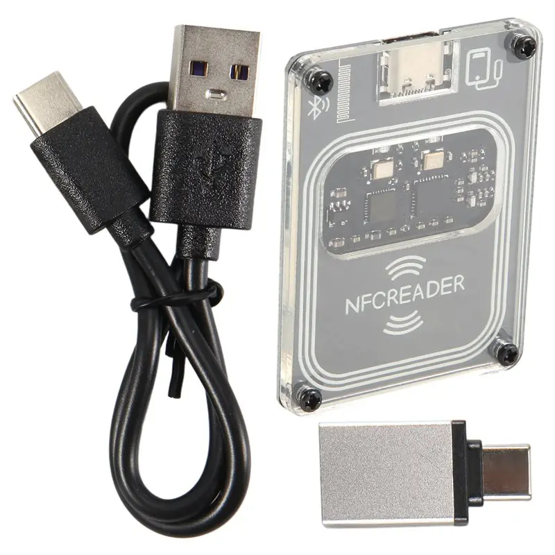 ?PCR532 RFID Bluetooth Wireless Module IC Card Reader Writer RFID Emulator Minicopy With Type-C Interface