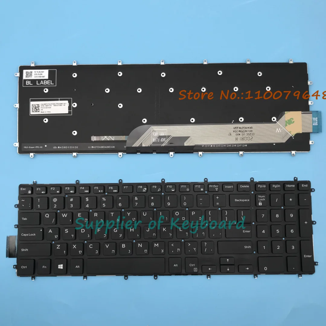 

Новая английская/ивская/британская/чехия клавиатура для DELL Latitude 3590 Vostro 5568 7570 7580 15-3583 3584 5568 ноутбука с подсветкой