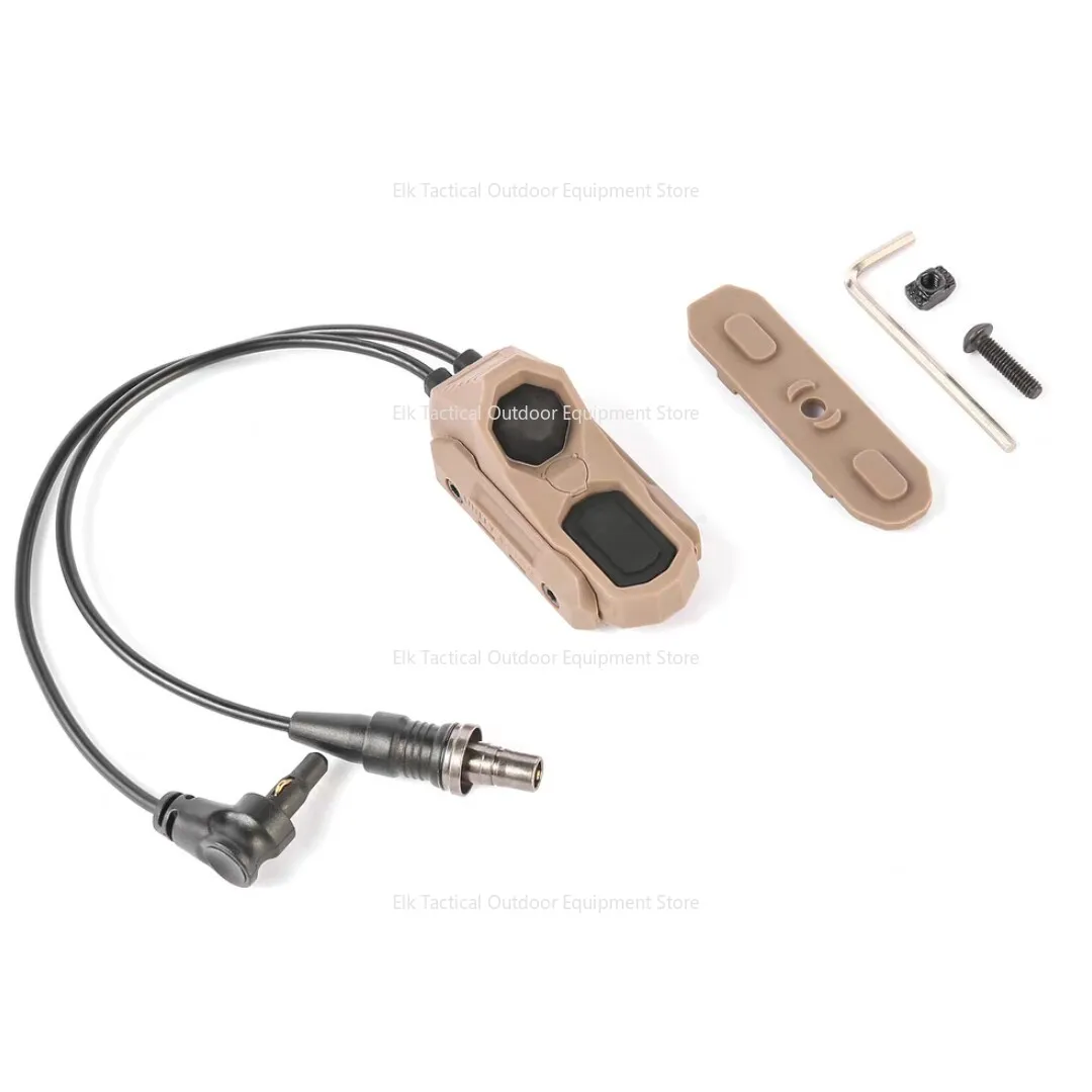 Das Dual-Control-Laser-Taschenlampen-Schalterset mit Anschluss für die Rückseite ist für das LA23-Sockelanschlusszubehör geeignet. – Detail 5