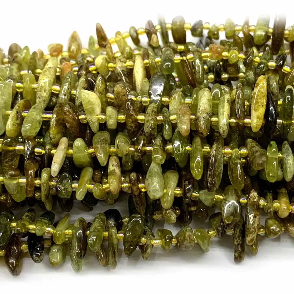 Veemake Platten Scheiben kleben Zähne bohren Seite Kamm Perlen Zyanit Aquamarin Rhodochrosit Chrysokoll Chrysopras Mondstein c3 – Detail 13