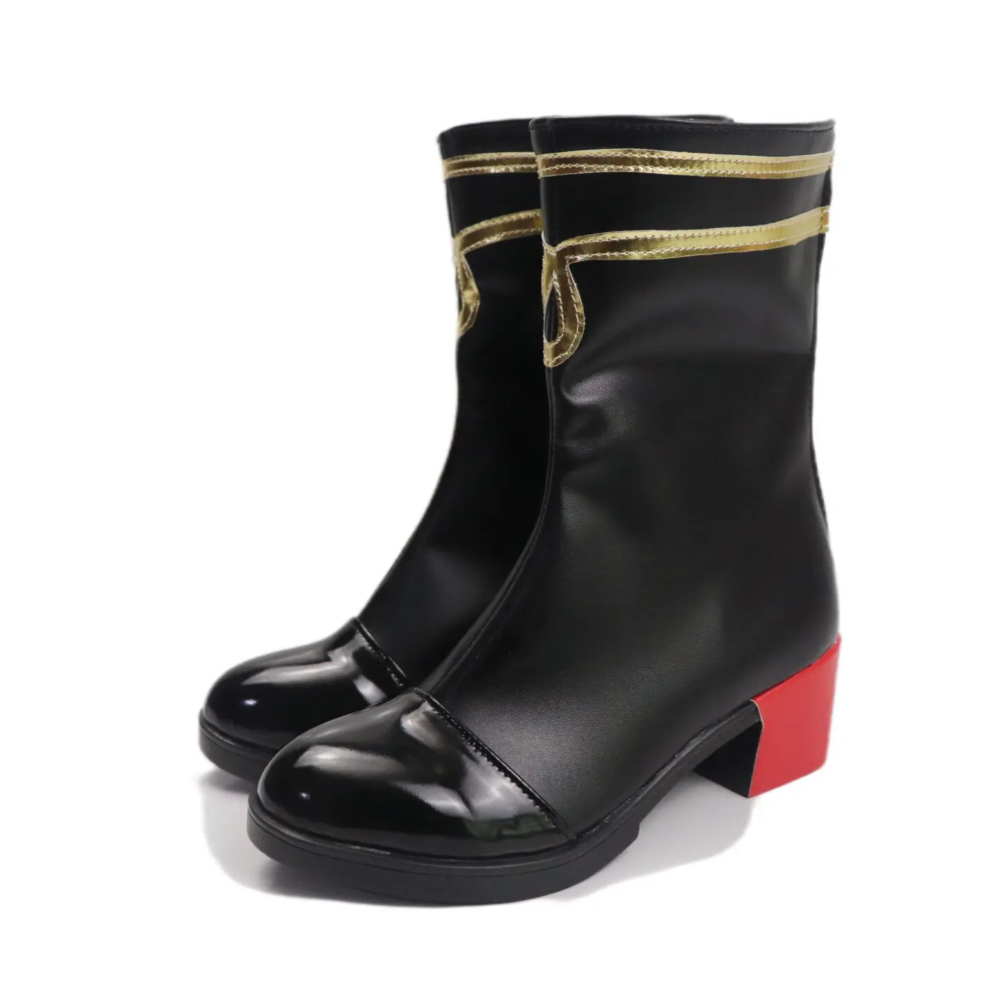 Recoleta Cosplay Shoes Reverse 1999 Custom High Heels Black Boots Any Size