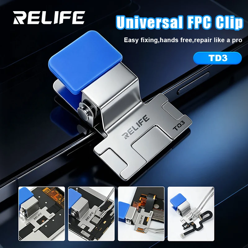 RELIFE TD3 Cable Fixing Fixture is Suitable for Mobile Phone Motherboards and Mobile Phone Cable Repair Tools