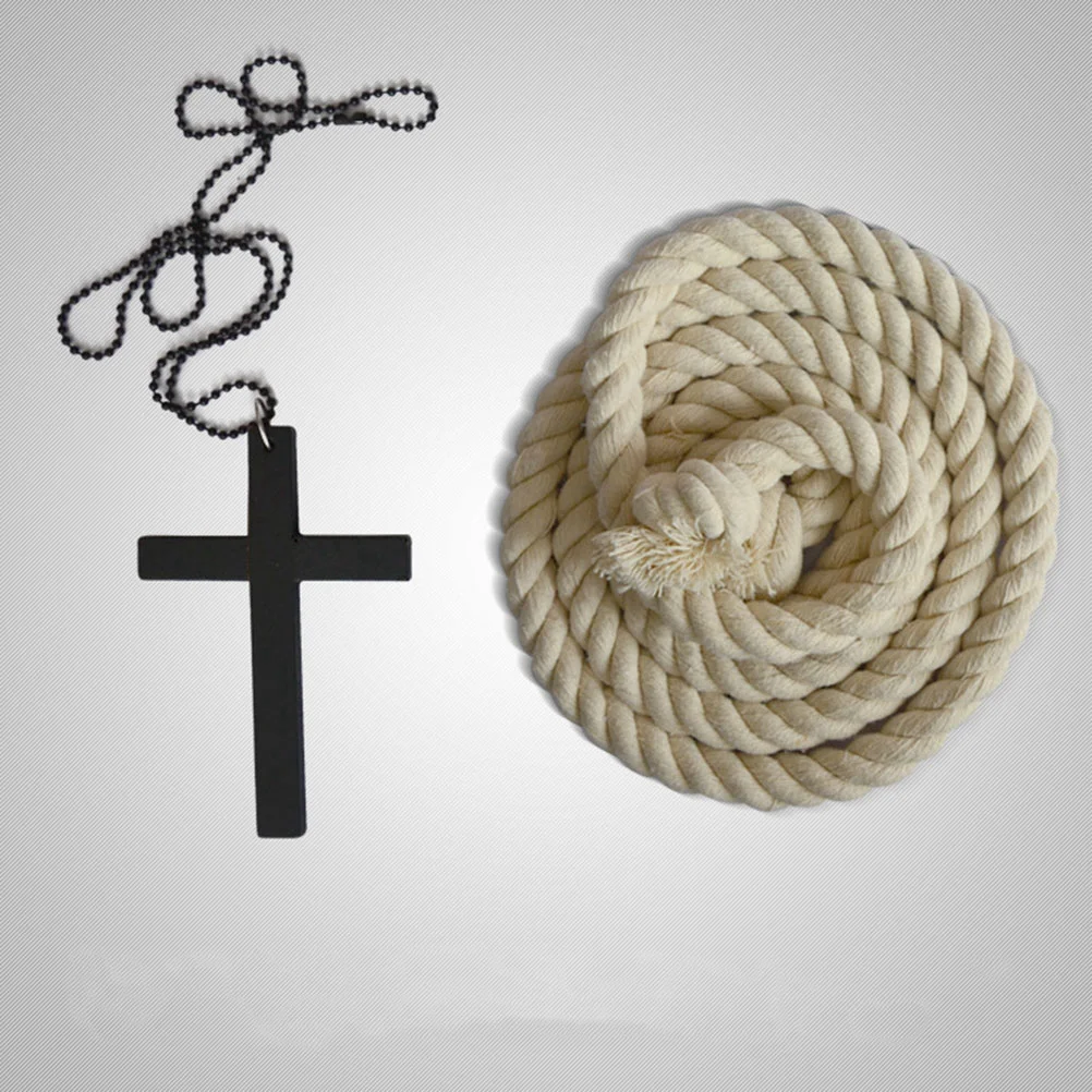 Vintage Priest Robe Wizard Uniform Renaissance Friar Costume Monk Robes Medieval Cloak