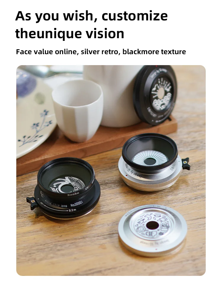 SGimage 18mm F6.3 APS-C Ultra-thin Pancake Manual Prime Lens for Sony E Fujifilm FX Nikon Z Micro 4/3 MFT Mount Camera