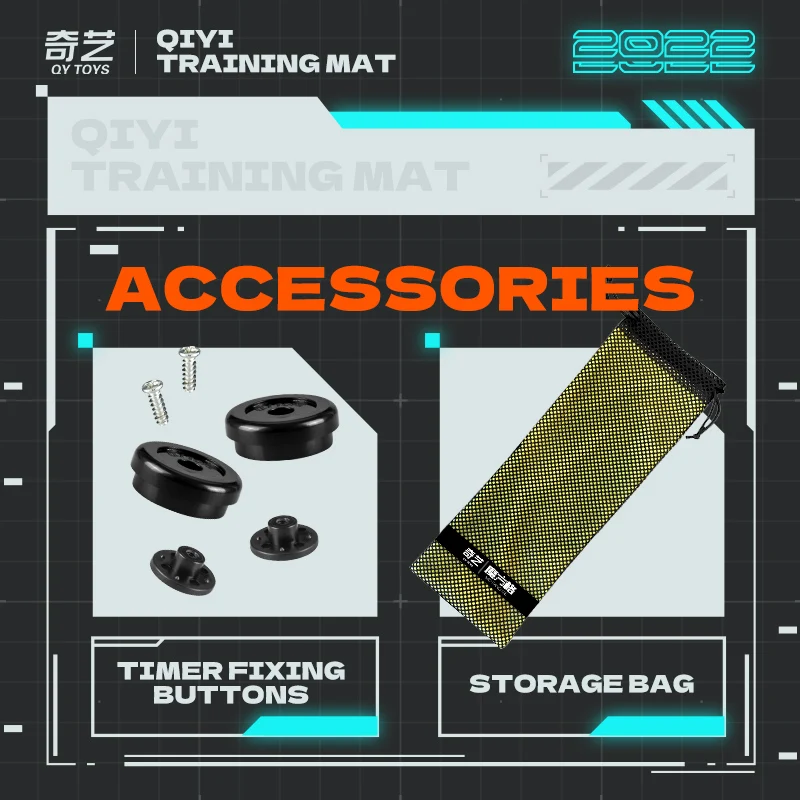 QiYi Cube Mat QY Training Mat Professional Magic Cube Related Pad Speed Puzzle Cushion Akcesoria Zabawka do ćwiczeń Cubo Magico