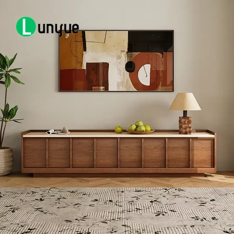 Modern Floor to Ceiling TV Cabinet Simple Multi Functional Living Room Furniture New Luxury Style Home Entertainment Storage