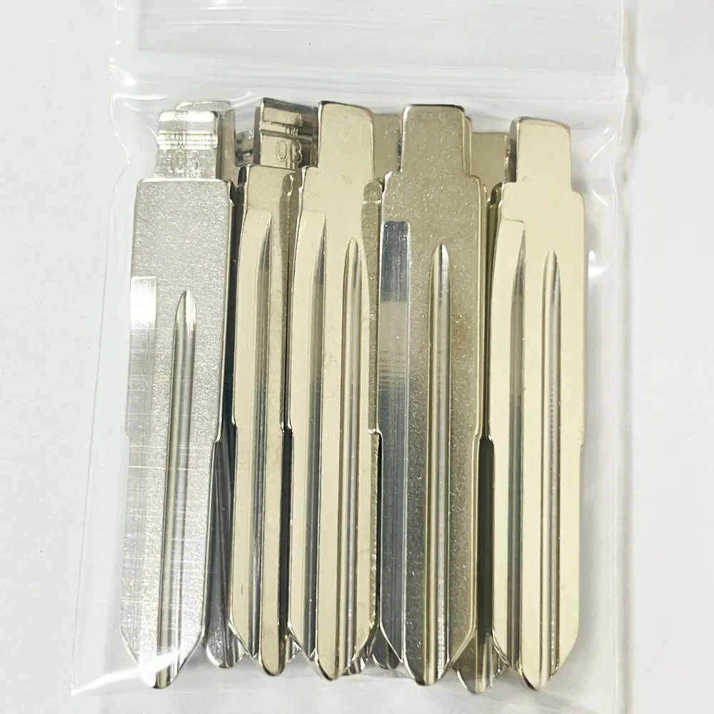 10pcs #03 HON58R Key Blank LISHI HON58 Uncut Flip Blade for Old Honda Odyssey Accord Key Uncut Blank Car-styling Car Key Blanks