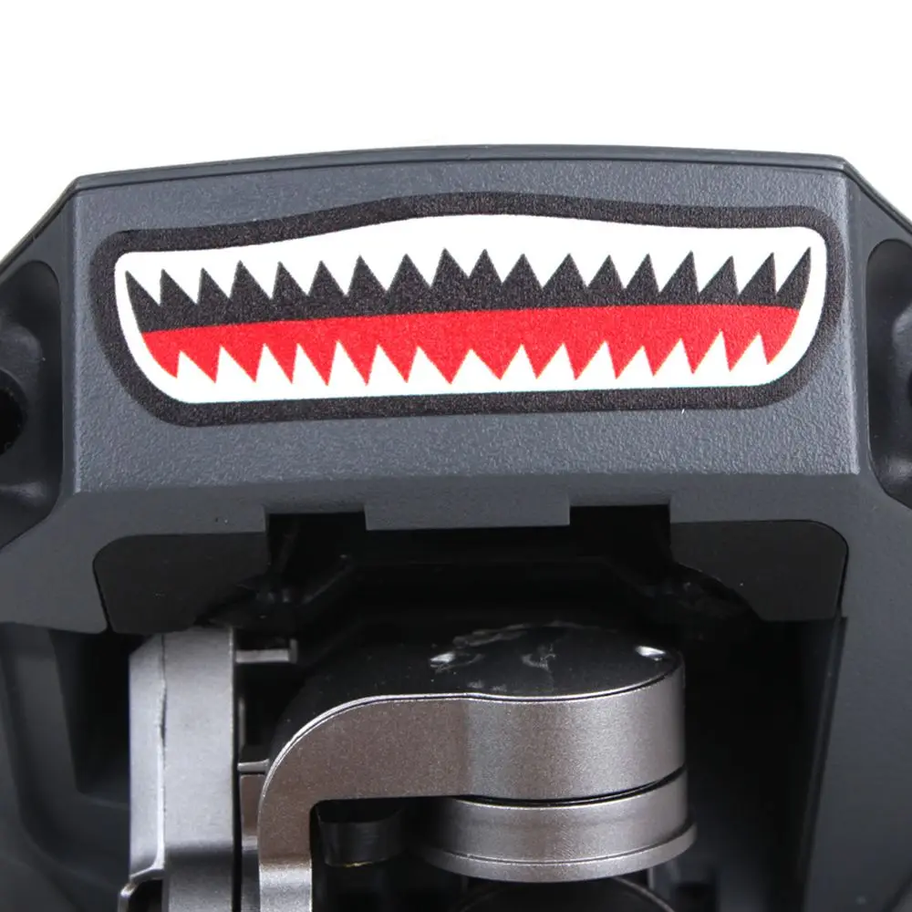 For DJI Mini 3 Pro/MAVIC3/AIR2S/Mavic 2 Shark Emoticon Body Sticker Stereo Relief Animation Sticker