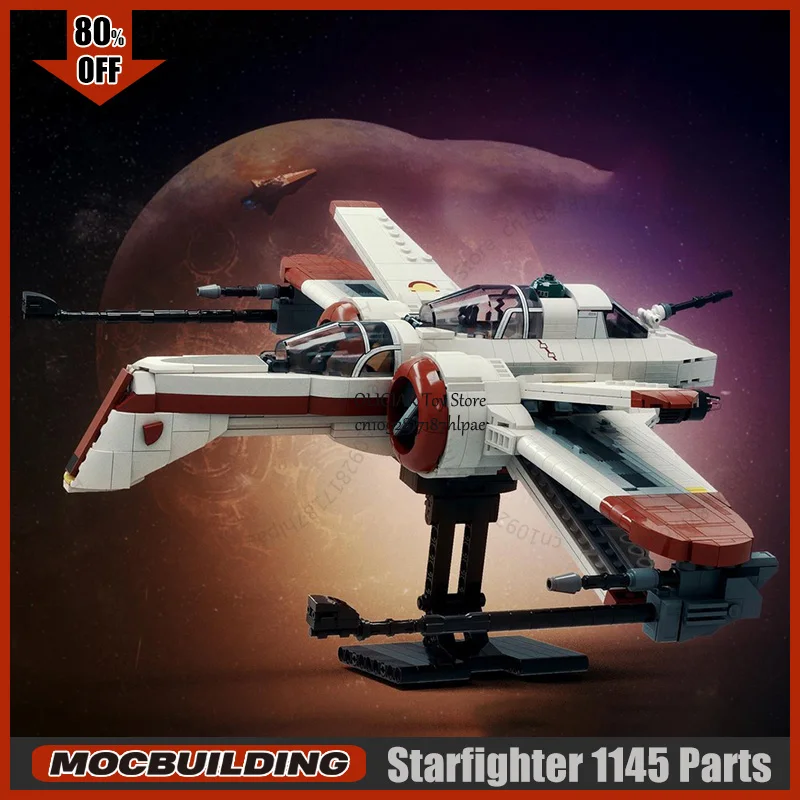 

Новый конструктор MOC: Модель звездолета ARC-170, технологичные кирпичики для сборки, коллекционная модель космического корабля, игрушка для демонстрации, рождественский подарок