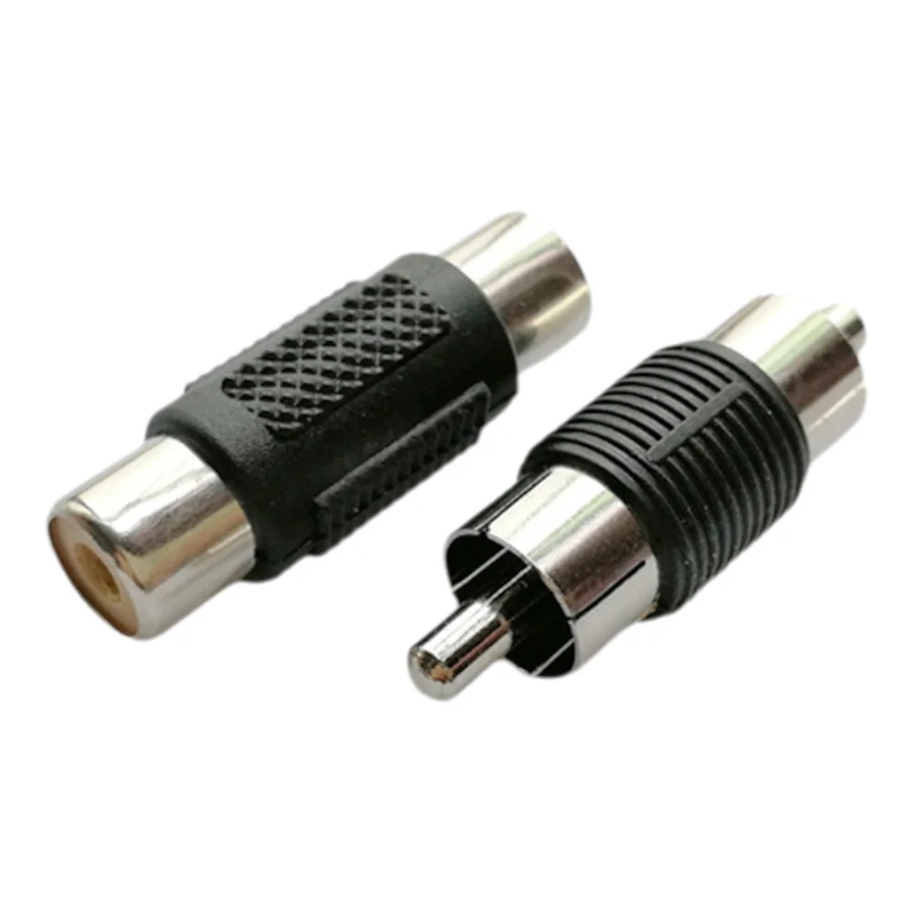 2/5/10p RCA Female to Female Jack Plug Connector Adapter Male to Male RCA Connector Video Audio Extender Cord Cable Converter