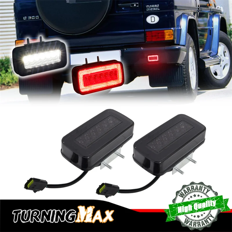 

Rear Bumper Tail/Brake Lights LED Rear Fog Lights Backup Reverse Light For Mercedes G-Class W463 G500 G55 G550 G63 AMG 1986-2018