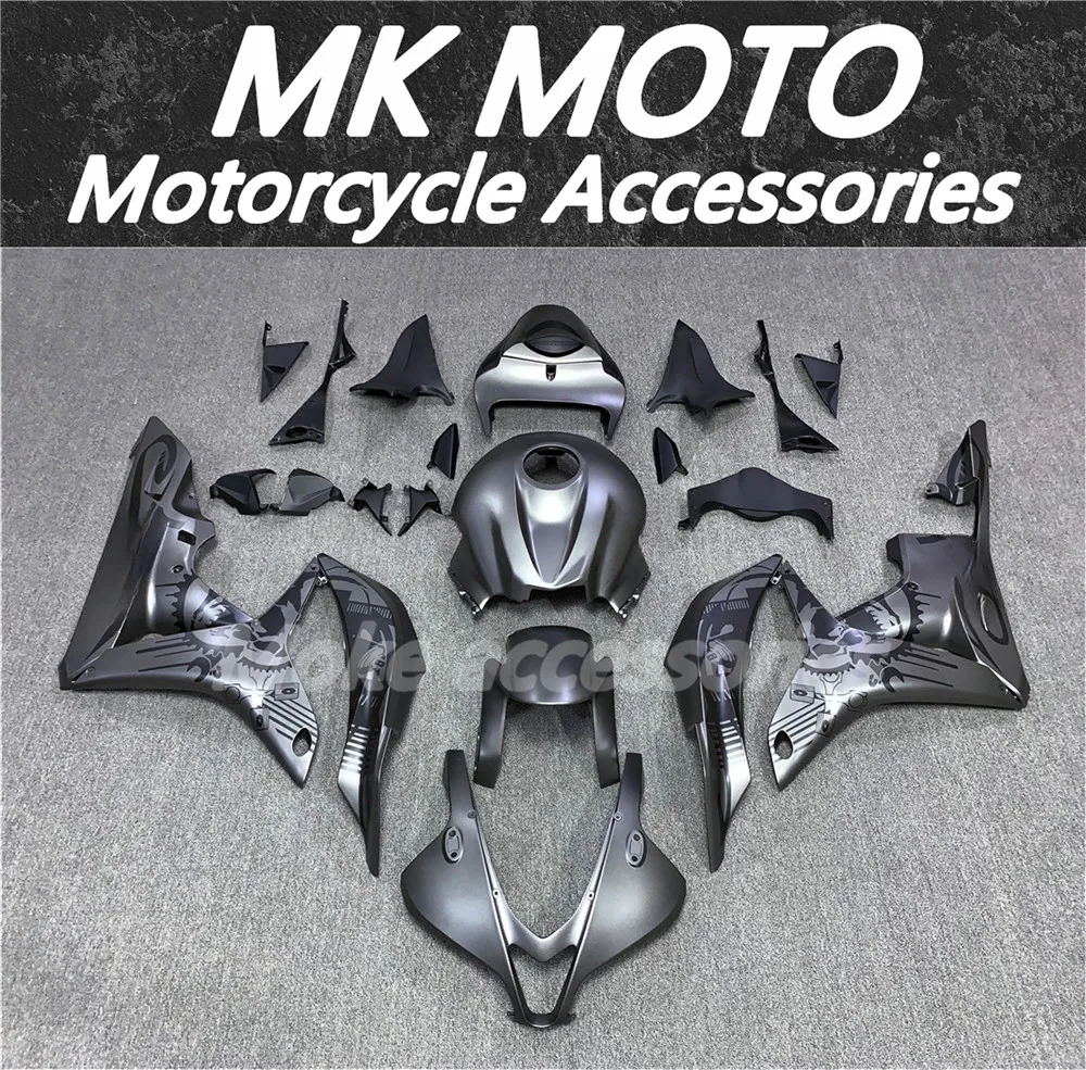 Motorcycle Fairings Kit Fit For Cbr600rr 2007-2008 Bodywork Set High Quality ABS Injection NEW Matte Black Person Cranial