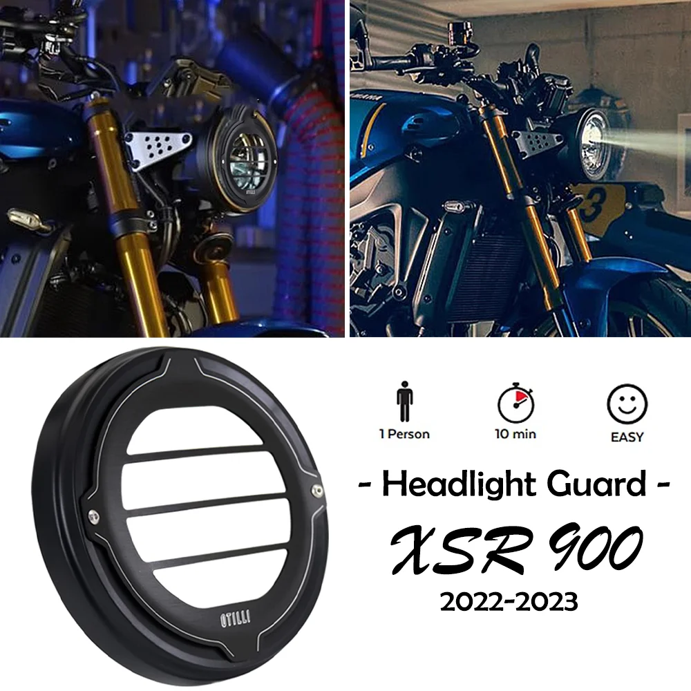 

XSR 900 Accessories Headlamp Protector Cover Motorcycle Headlight Guard Grille Cover for Yamaha XSR900 2022 - 2023