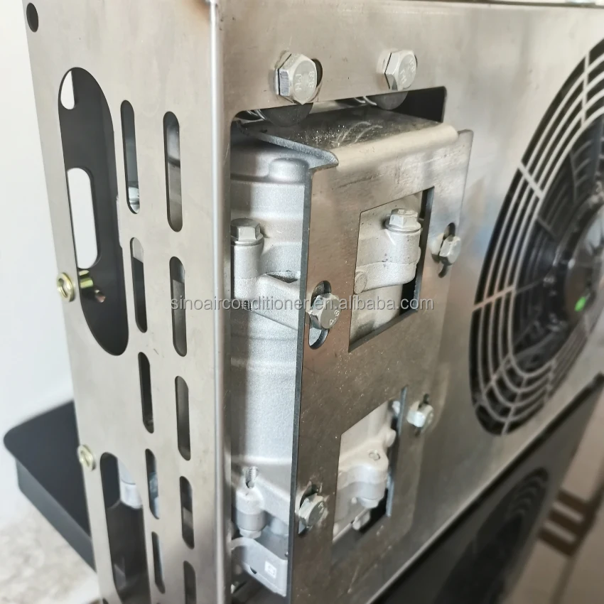 مكيف هواء سبليت صغير 12 فولت يعمل بالبطارية الكهربائية ومكيف وقوف السيارات لشاحنة قلابة #4