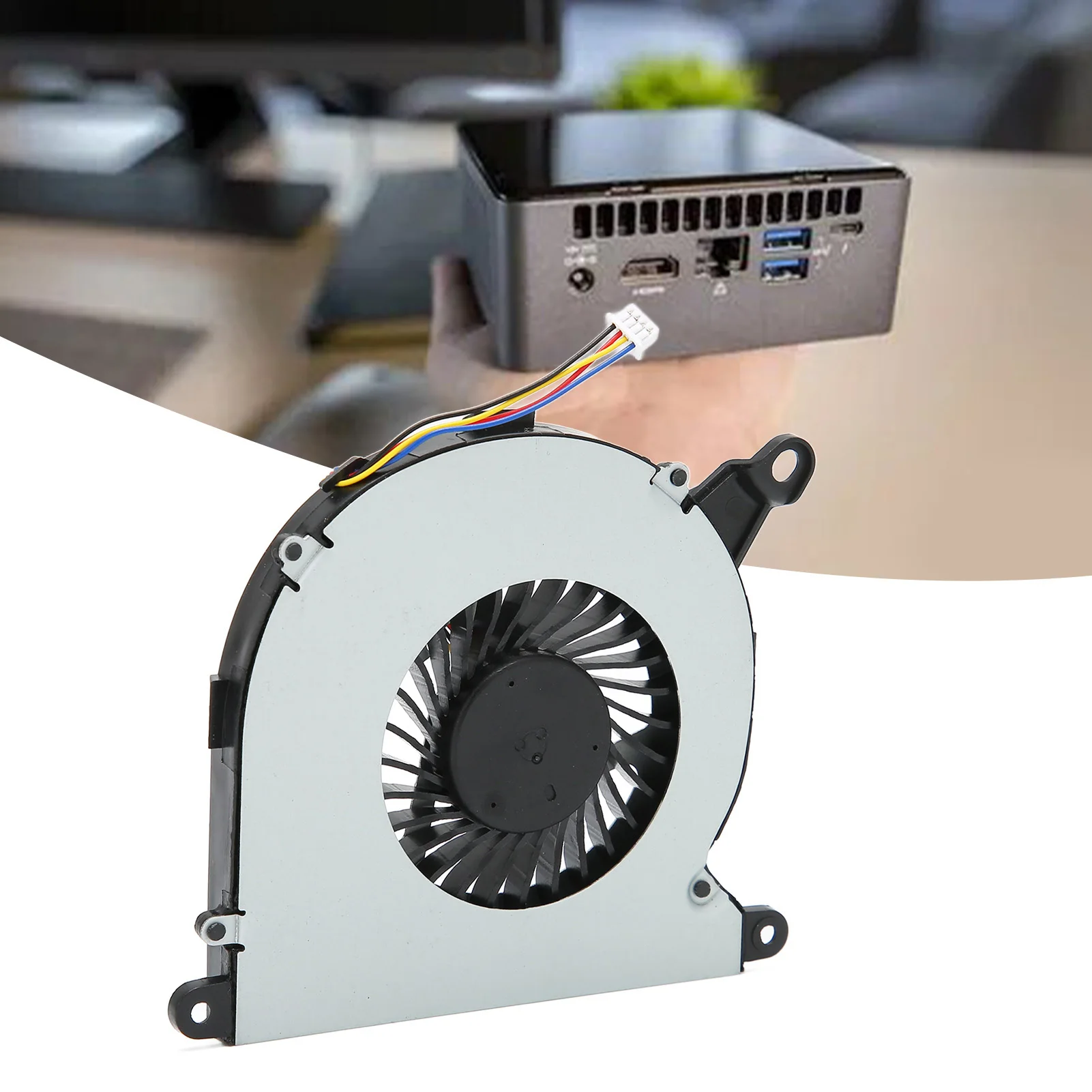 CPU Cooling Fan 4 Pin Strong Heat Dissipation CPU Cooler for Intel NUC8i7BEH NUC8i3BEH NUC8i5BEH NUC8i5BEK