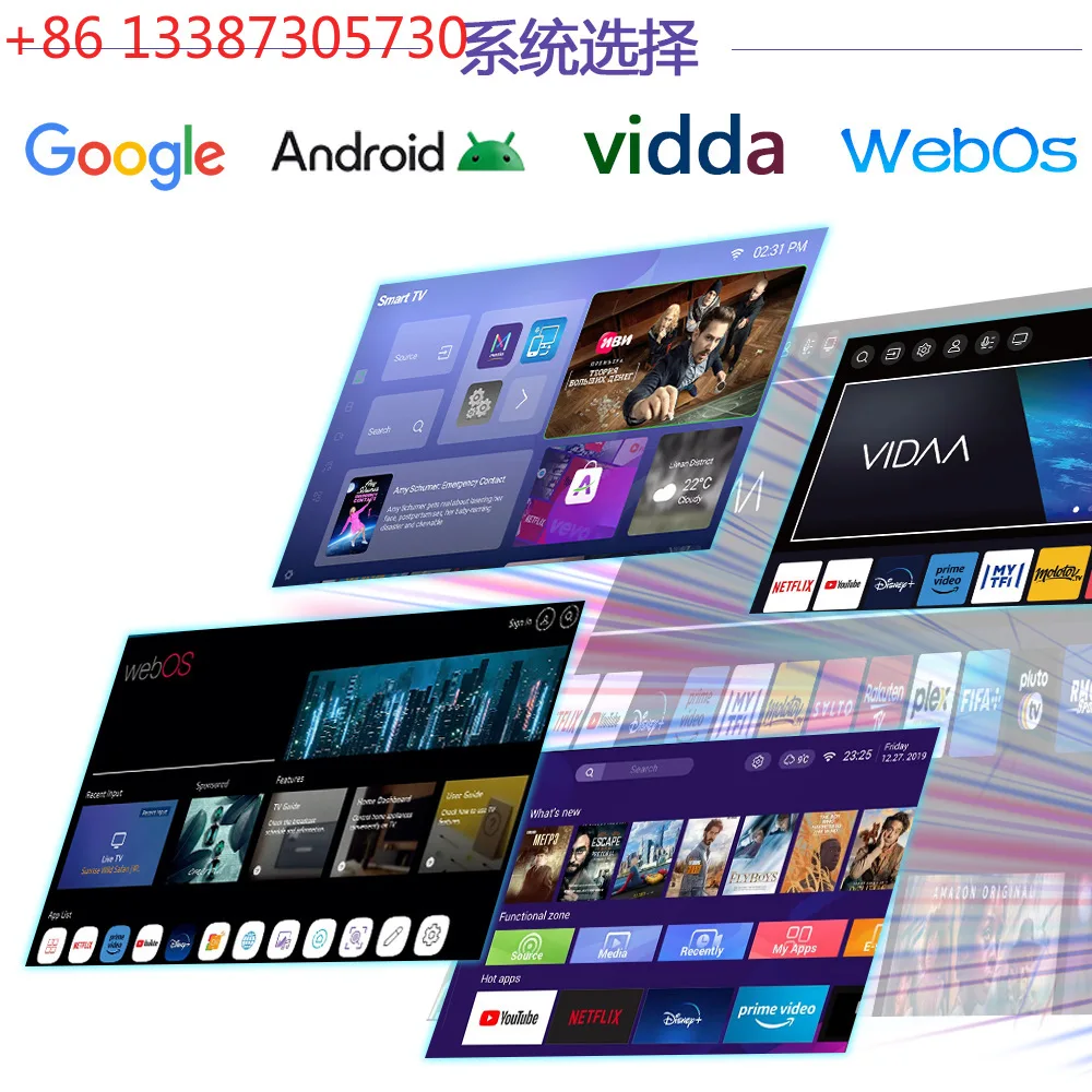 

98-дюймовый QLED квантовый точечный телевизор высокой четкости 4K 85 дюймов