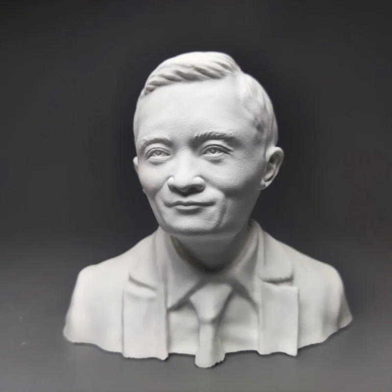 

Ma Yun Portrait Ornaments Plaster Statue Art Teaching Aids Sketch Sculpture Bust Model Jack Ma Character Ornaments Art Figurine