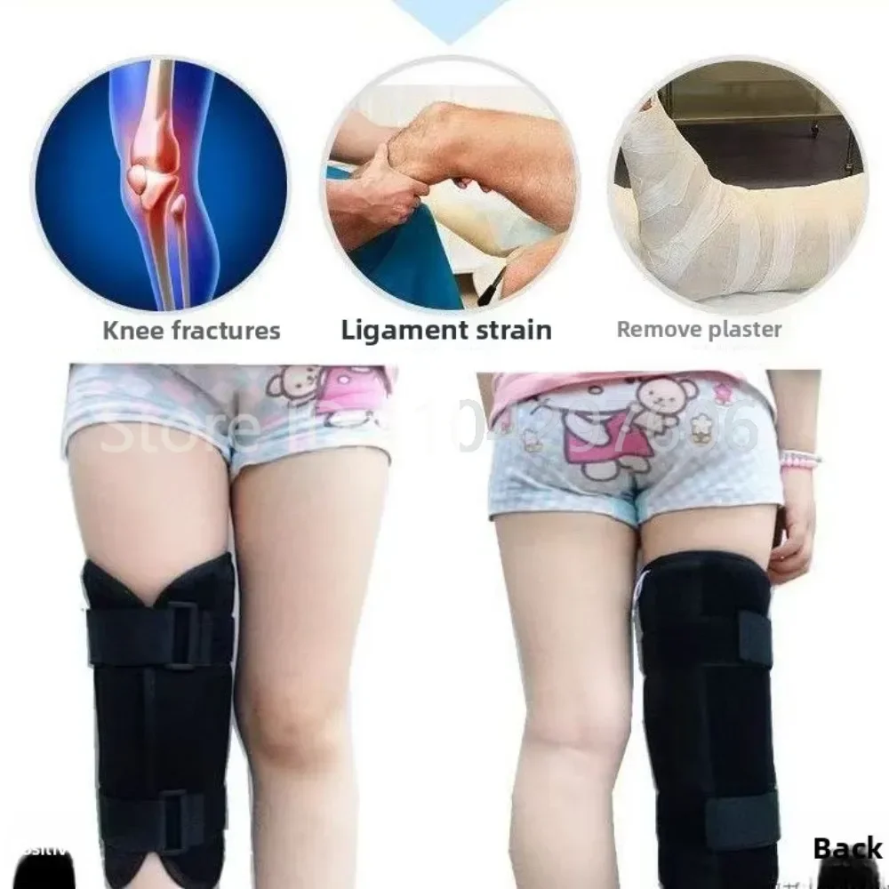 S M L Kids Knee Brace Support Child Knee Fixed Splint Leg Fracture Splint Patella Knee Orthopedic Leg Posture Corrector Guard
