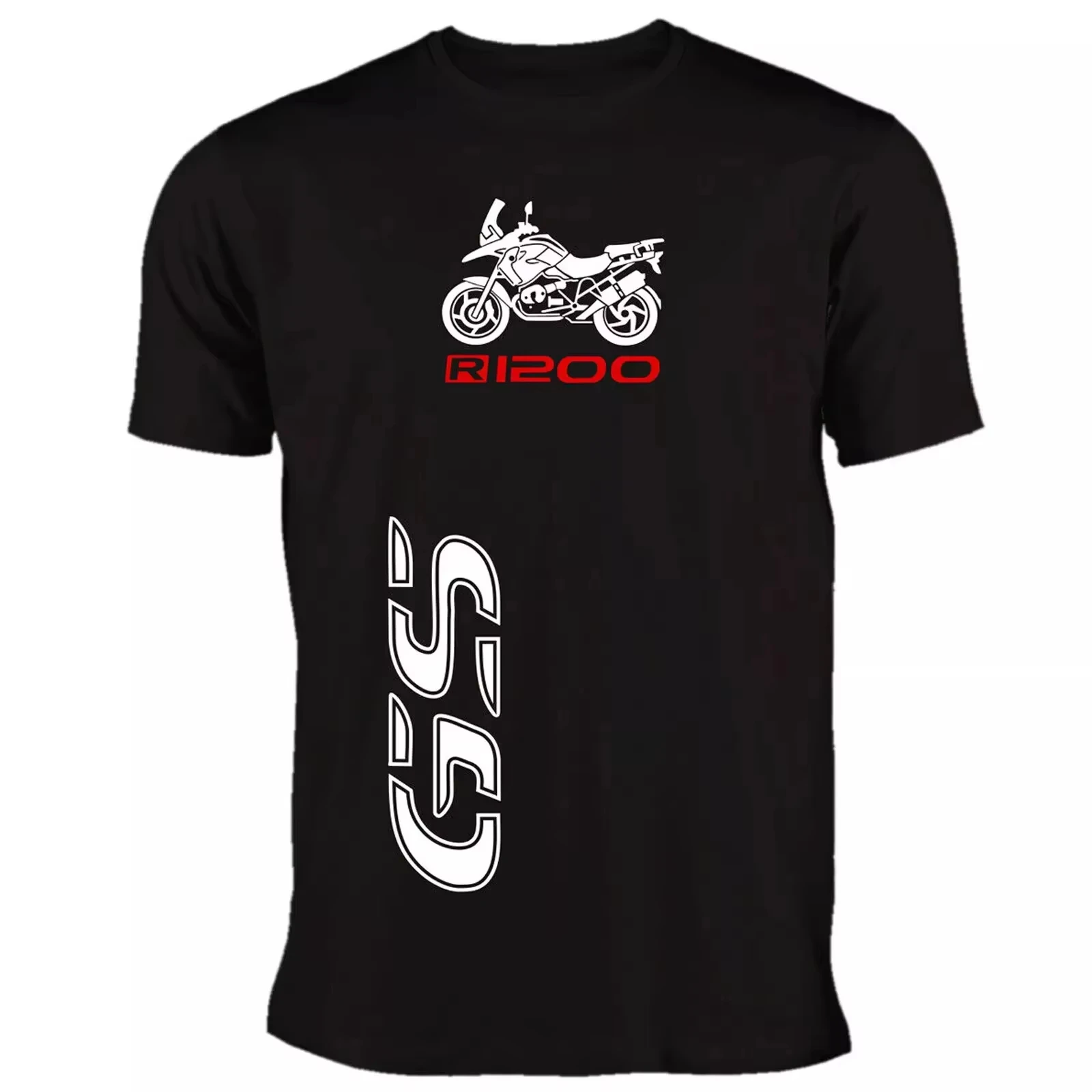

T-Shirt Maglietta Con Stampa BMW GS R 1200 Tshirt Uomo Donna Moto Motociclista _ High-end Luxury Is for Both Men and Women Top