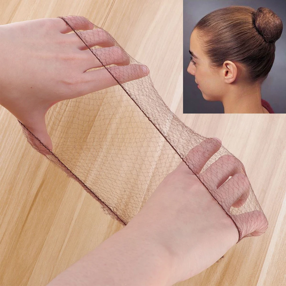 

100 Pcs Hair Net Coffee Nets Bun Cover Steamed Stuffed Breathable Mesh Ballet Dress-up Accessories