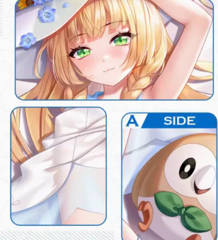 كيس وسادة جسم MHCY-Anime لكوسبلاي ، غطاء وسادة وسادة ، لعبة ، Lillie ، سلسلة الزي المدرسي ، Dakimakura ، معانقة ، أصلية
