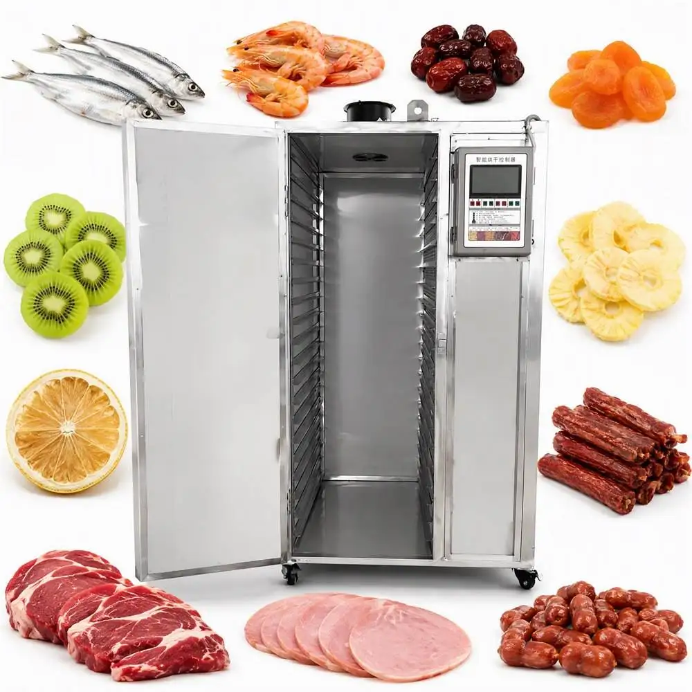 Industrial Food Dehydrator Machine Fruit Vegetable Dryer Commercial Drying Oven Stainless Steel for Processing Factory