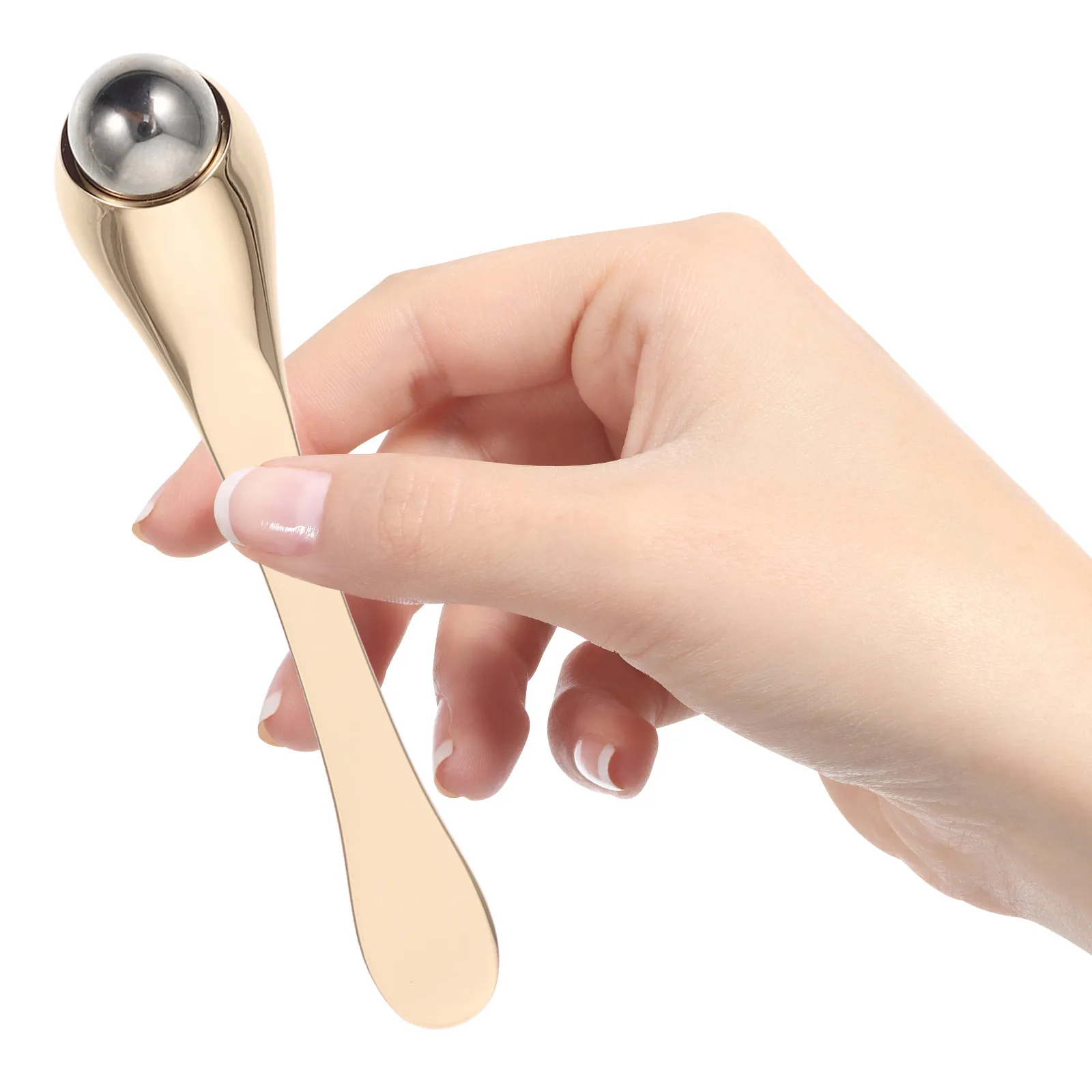 

Массажер для глаз (1 шт.) – подходит для нанесения крема, устранения темных кругов, разглаживания морщин, косметический массажный ролик