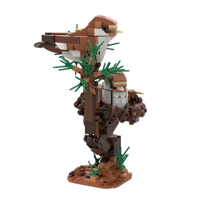 New 404Pcs Hot Selling Animal Series Moc Modular Two Little Birds Model Custom Puzzle Diy Creative Ideas Kid Toy Birthday Gifts