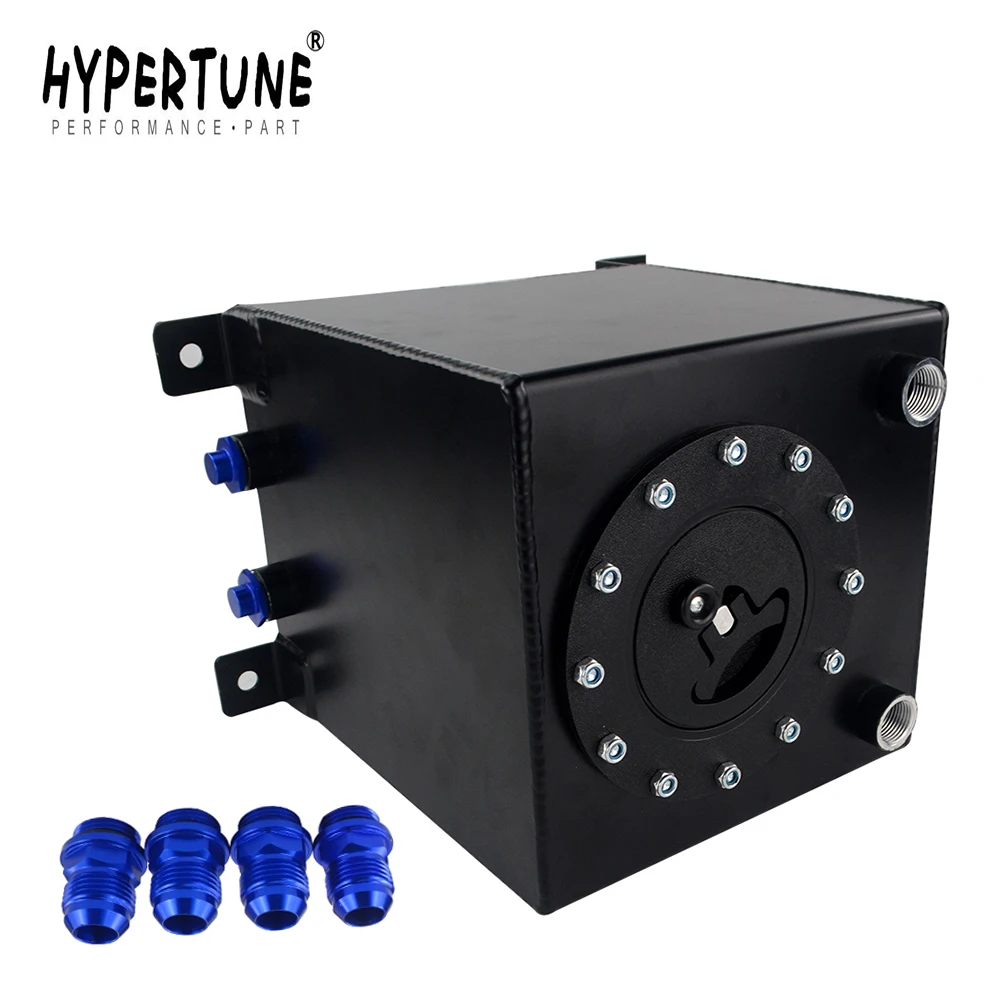 Hypertune - 2.5 Gallon 10L Aluminum Race Drift Fuel Cell Tank Fuel Surge Tank Without Level Sender 210*215*225mm HT-TK13