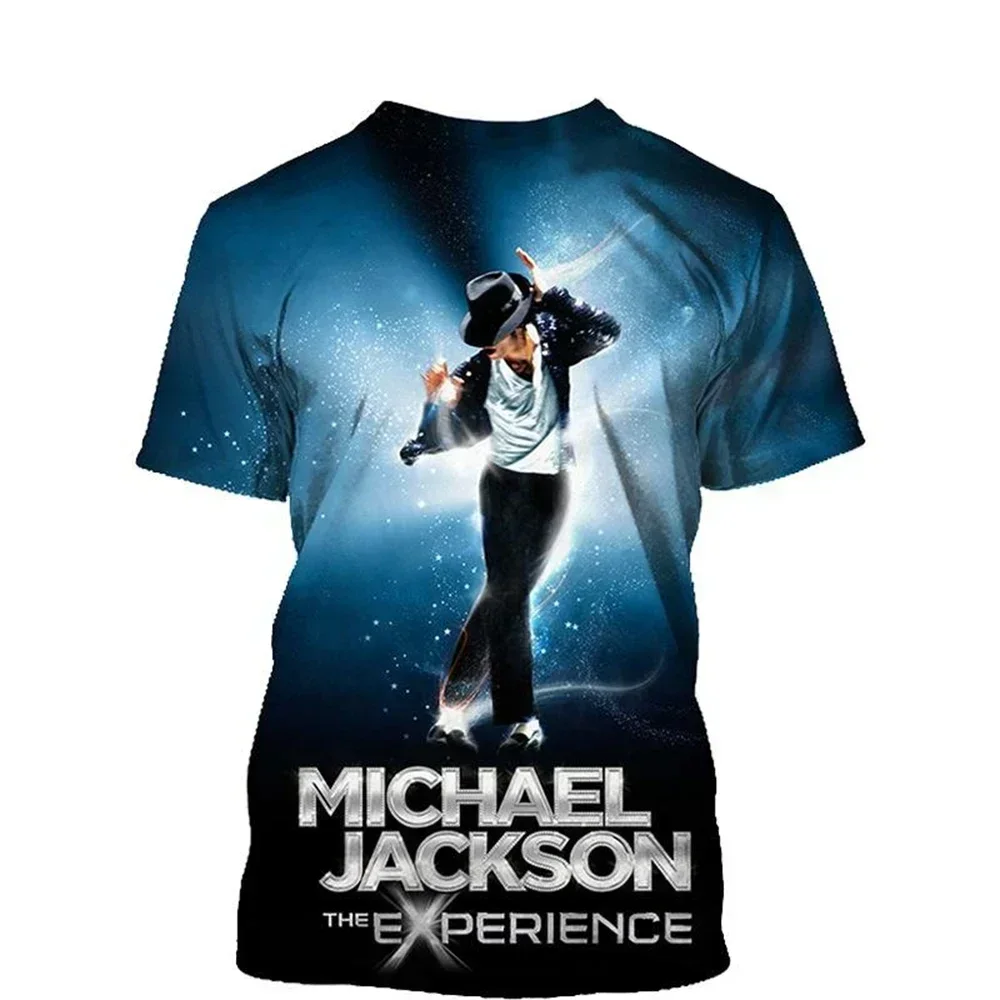 2026 Newest Women/Men Fashion Michael Jackson 3D Printed T Shirt Fans Star Graphic Tee Casual T-Shirts