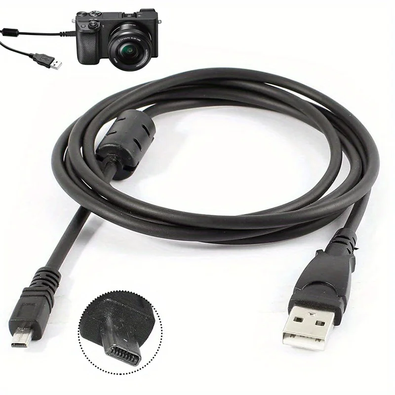 USB 2.0 Data Cable UC-E17 E16 E6 E23 Camera Photo Video Transfer Charging Replace MINI 8-pin for Panasonic SONY Nikon Coolpix