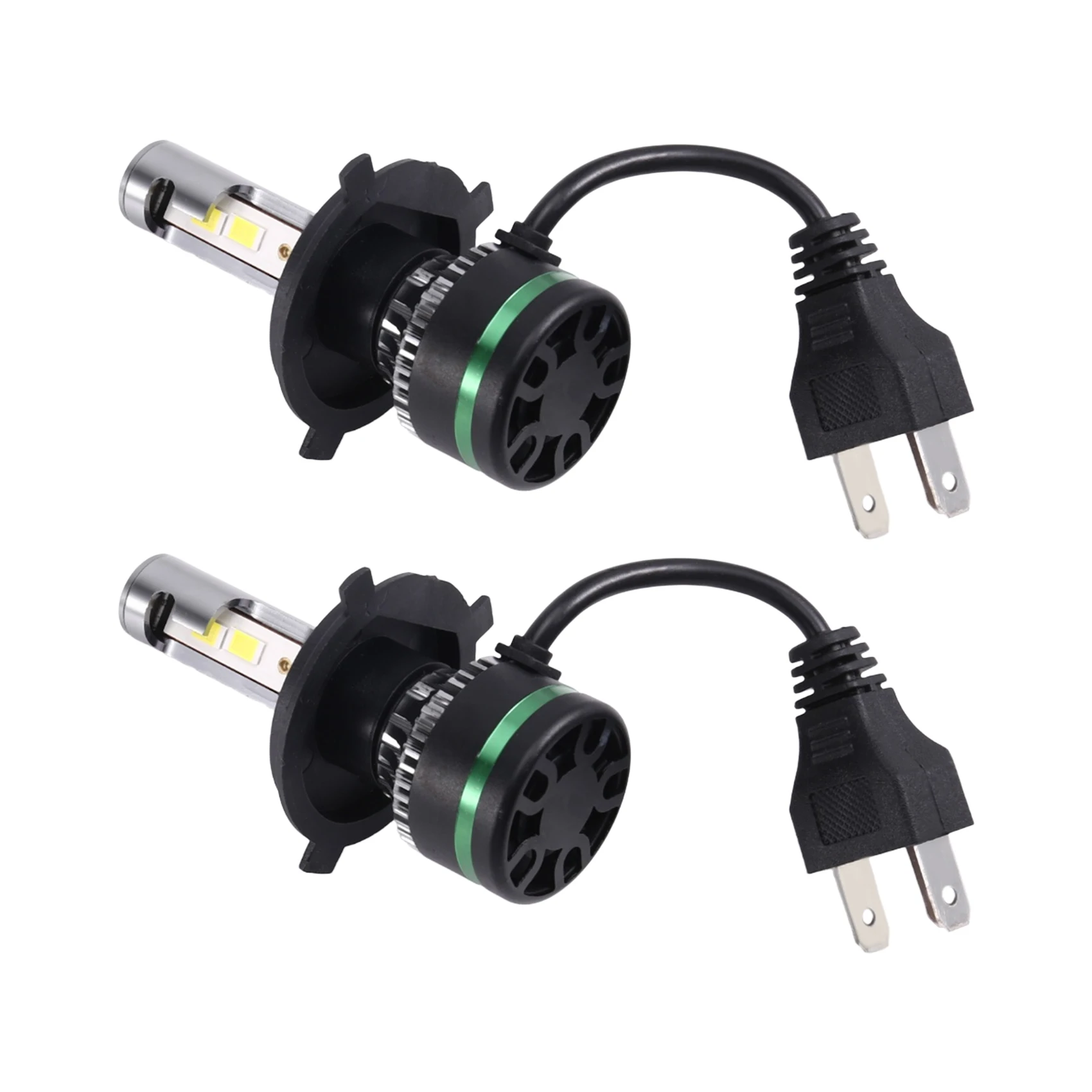 

A85E-1Pair H4 Car LED Headlight Bulbs 6000K 300W 30000LM Auto LED Lamp Turbo Fog Light 12V