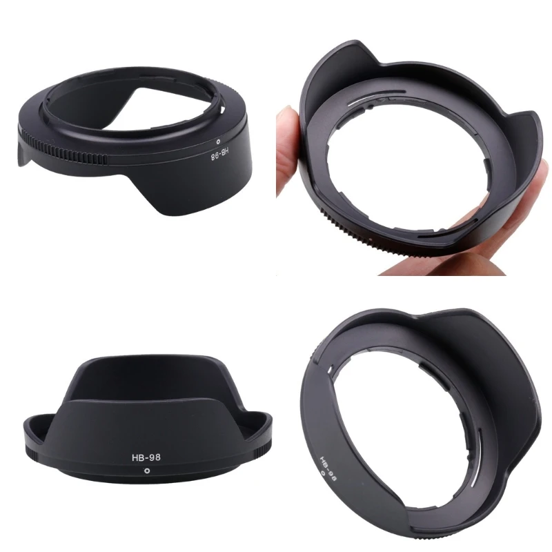 Camera Lens Hood Shade HB-98 for Z-24-50mm f/4-6.3 Len Extra-protect Anti-Scratches and Anti-Impacts Shade Protector