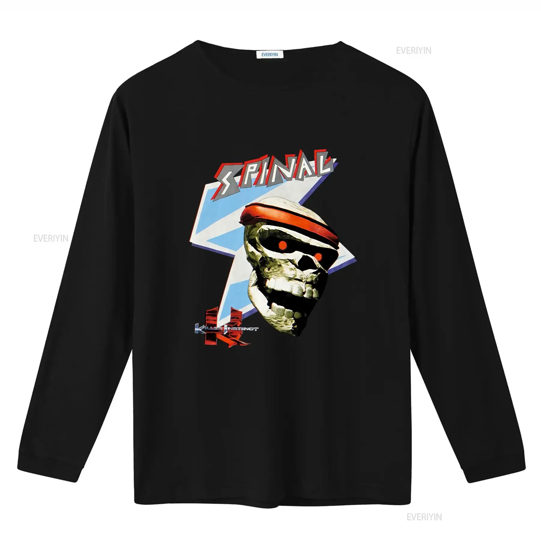 90s Vintage KILLER INSTINCT Spinal Video Game T Shirt for Men Size XL vintage Washed homme Stretched designer clothes Casual