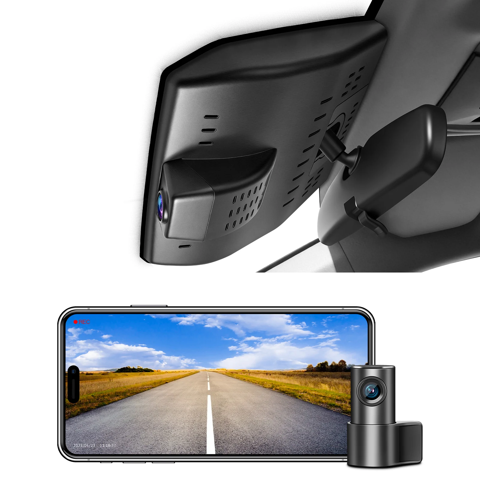 Mangoal 4K Dash Cam…