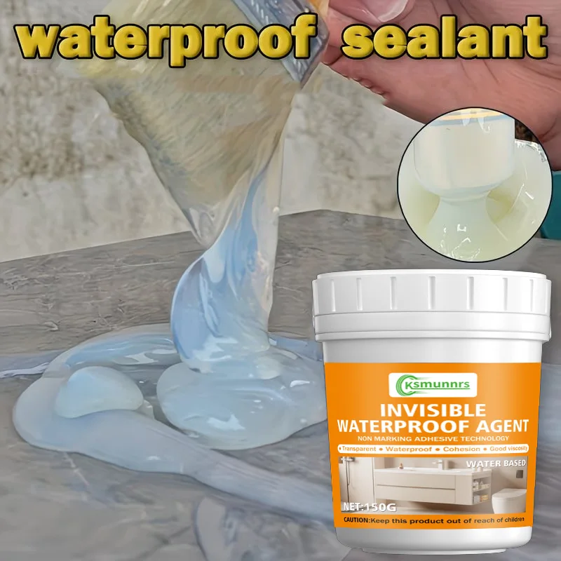 RV Sealant – Transparent Waterproof Coating, Fast-Drying & Easy to Apply, Ideal for Waterproofing RV Decks, Interior Floors & Mo