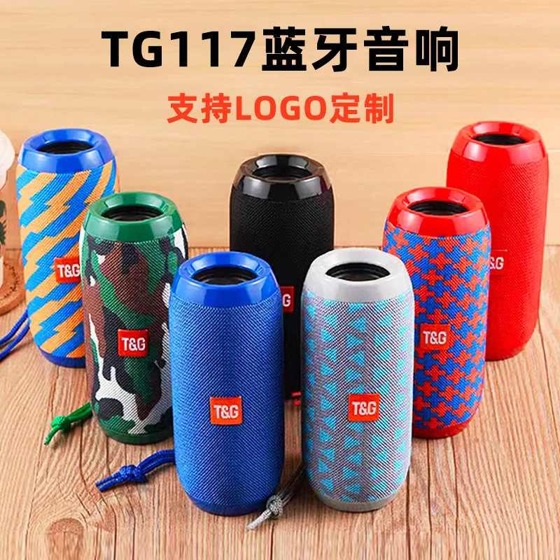 

TG117 wireless Bluetooth speaker, portable small steel cannon, outdoor Bluetooth speaker, high aesthetics subwoofer