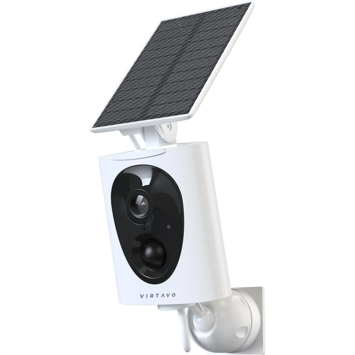 

Wireless Outdoor Solar Security Camera with Starlight Lens, Color Night Vision, PIR Motion Detection, Battery-Powered,