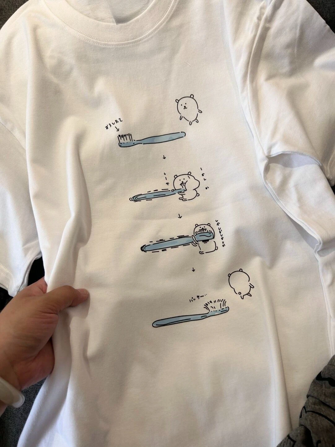 Nagano Anime Cartoon Paar Kurzarm-T-Shirt für Zusammenarbeit, Sommer-Herren-Top aus reiner Baumwolle, lockere Passform, vielseitig, lässig