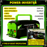 500W Car Power Inverter ProGrade - Dual Voltage 110V/220V AC + 20W USB C PD | Safe Charger for Laptop Drone Camera CPAP Machine