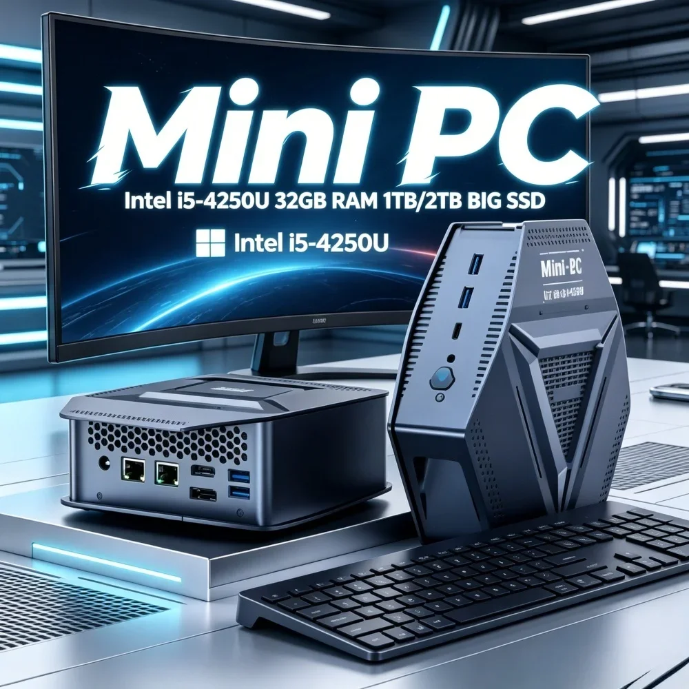 Gaming Mini PC AMD Ryzen 7 8745HS WIFI6 HD DP Type-C 2DDR5 Desktop Office/Home PC 4USB3.2 22.5G LAN Windows11