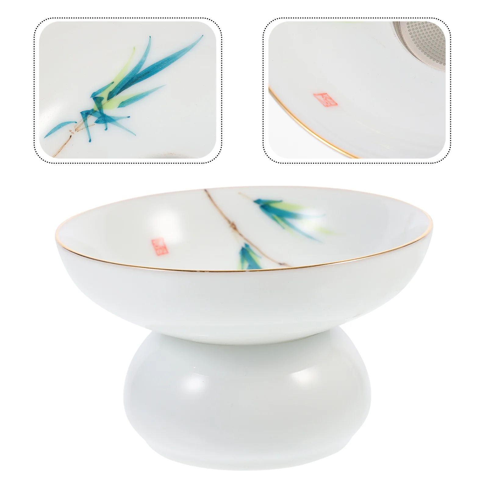 

Classic Ceramic Tea Strainer Fine Filtration Infuser for Hot Tea Dregs Free Brewing Experience At Home Teapot Filter