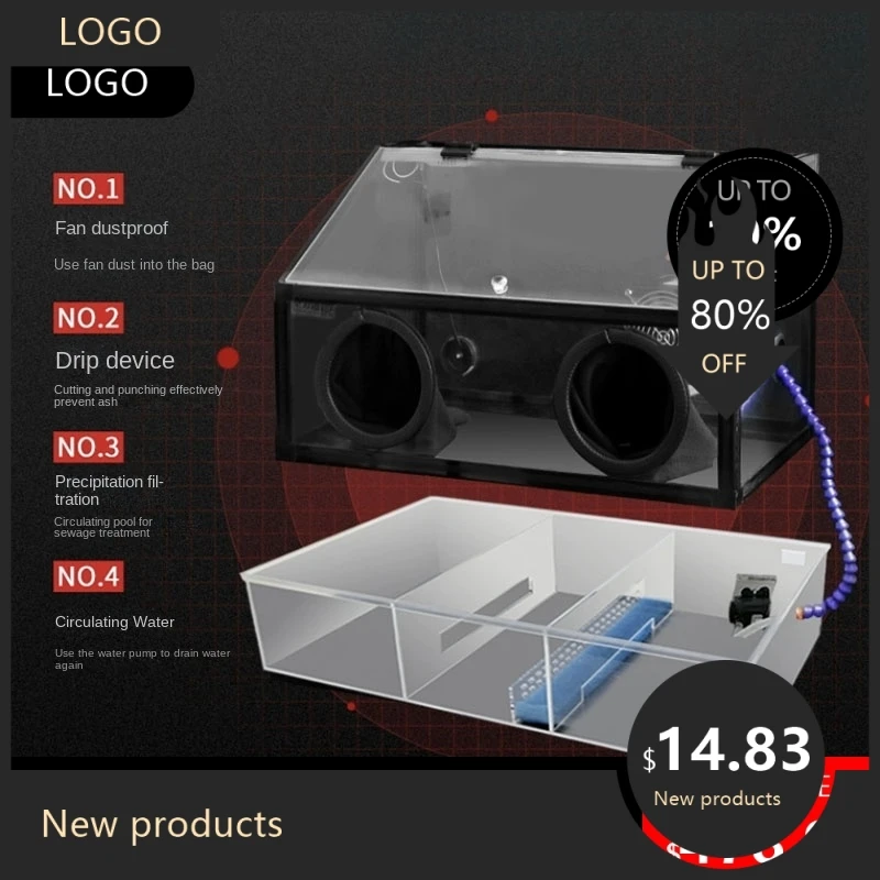 

8480 808080 Полезный электрический шлифовальный полировальный станок мощностью 30 Вт с прозрачным акриловым пылесборником для автомобиля из нефритового пчелиного воска